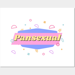 pansexual pride Posters and Art